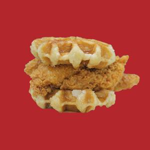 Image for Chicken & Waffle Sandwich.
