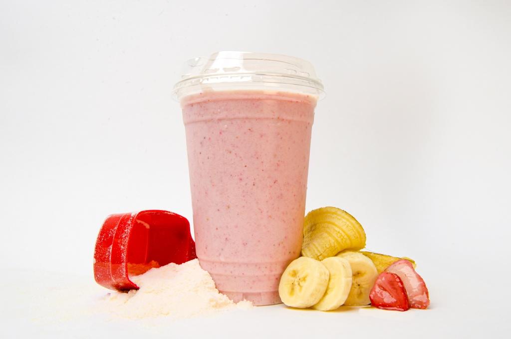 Fraise-banane protéiné (35g)