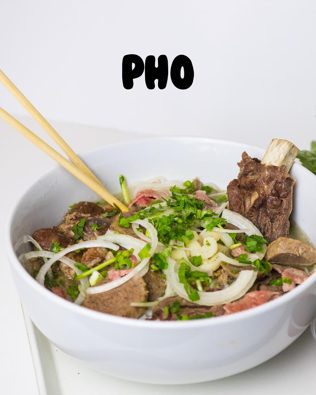 Classic Meatball Pho (Pho Tai Bo Vien)