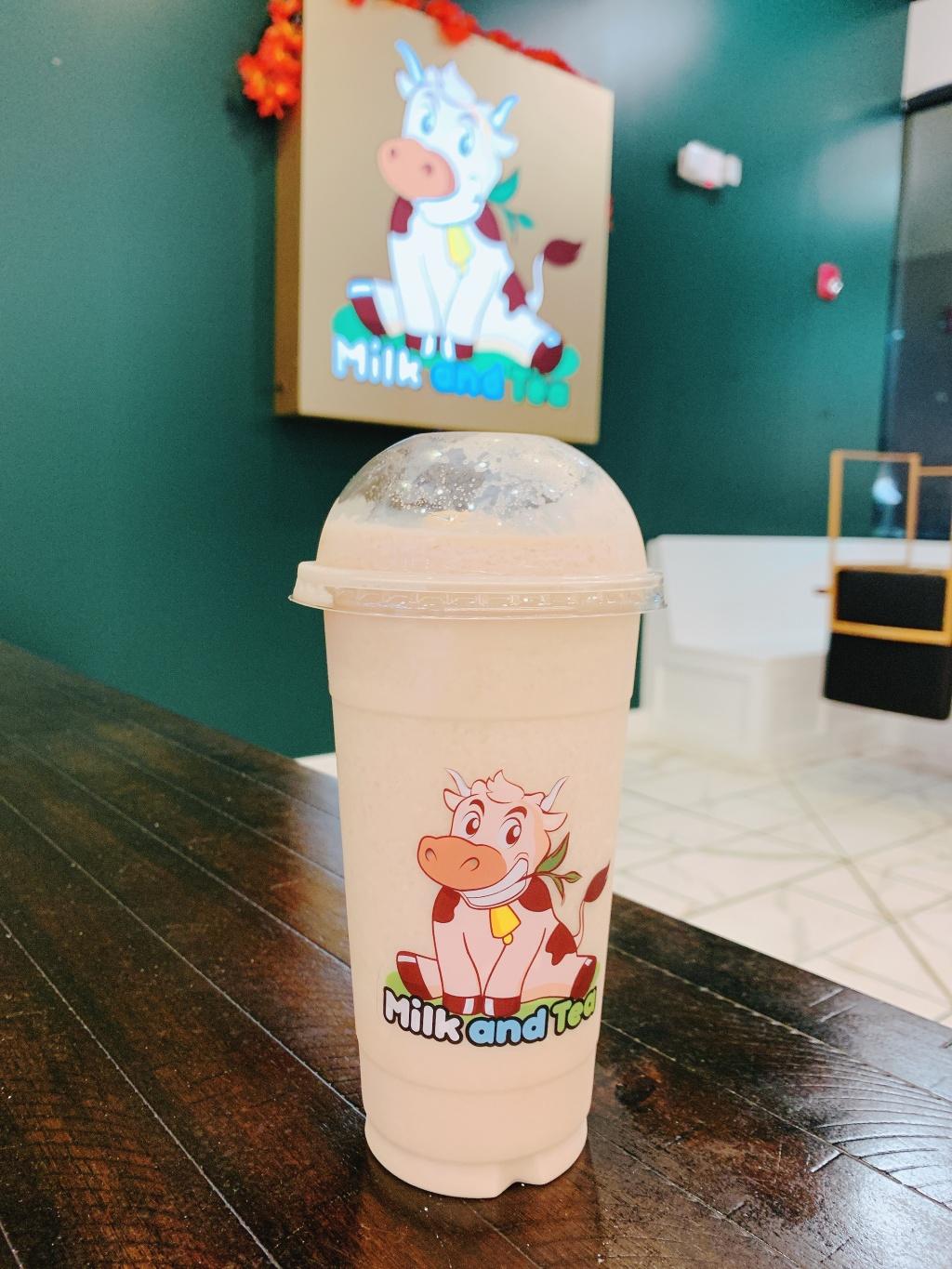 Image for Lychee Milk Tea Smoothie.