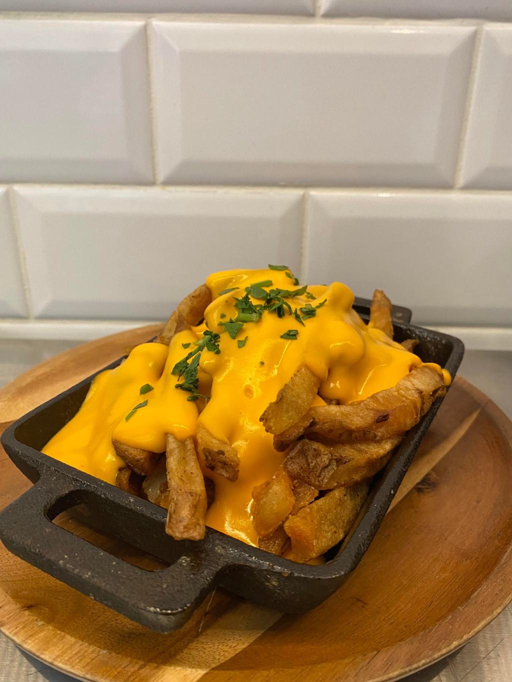 Spicy Cheddar Cheese Fries