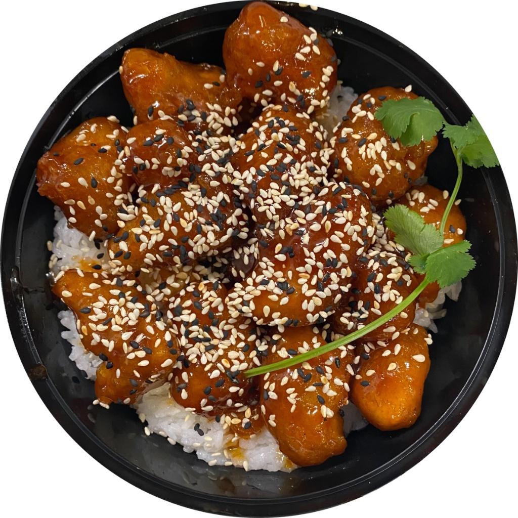 Image for Orange Chicken Rice Bowl.
